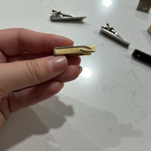 🥁final price🥁 Set of vintage tie clips - Picture 2 of 7